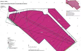 rysunek planu miejscowego Strefa inwestycyjna - Krosno 2